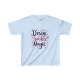 Dream Sparkle Magic Pink Kids' T-Shirt – Enchanting Inspirational Tee