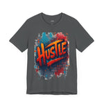 Hustle Tee - Bold Graffiti Streetwear with Vibrant Vibes