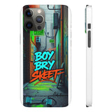 Urban Graffiti Phone Case for Boys - Gritty Streetwear Style