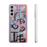 Graffiti Phone Case for Girls: Urban Chic Meets Feminine Sty - Phone Case by Printify | Unique designs from ArteoDesign