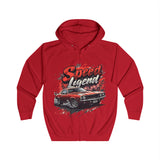 Speed Legend Men's Hoodie - Vintage Muscle Car Graphic