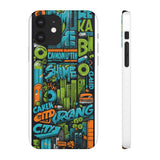 Urban Graffiti Style Phone Case - Cool and Chic for Girls