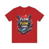 Flow Vibes T-Shirt – Vintage Boombox and Turntable Hip-Hop Tee