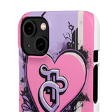 Graffiti Phone Case: Urban Chic for Girls with London Skylin - Phone Case by Printify | Unique designs from ArteoDesign