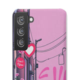 Streetwear Graffiti Phone Case for Girls - Soft and Bold Style