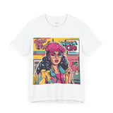 Bold 80s Vintage Tee - Retro Street Style for Women