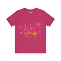 White Love in the Air T-Shirt - Whimsical Design