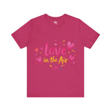 White Love in the Air T-Shirt - Whimsical Design