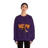 Halloween Sweatshirt – Spooky Witch and Ghosts Design