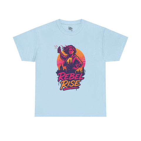 Rebel Rise T-Shirt – Pink Graphic Streetwear Tee UK