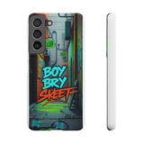 Urban Graffiti Phone Case - Gritty Streetwear for Boys