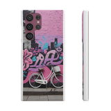 Chic Graffiti Phone Case - Feminine Urban Style for Girls