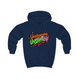 Unstoppable Hoodie – Vibrant Motivational Kids' Streetwear