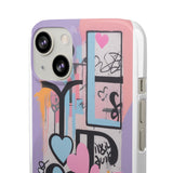 Graffiti Street Art-Inspired Phone Case for Girls