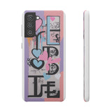 Graffiti Street Art-Inspired Phone Case for Girls