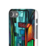 Urban Graffiti Chic: London Skyline Phone Case for Girls - Phone Case by Printify | Unique designs from ArteoDesign