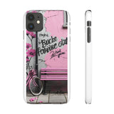 Urban Graffiti Phone Case for Girls - Soft Neon Street Art