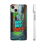 Urban Graffiti Phone Case for Boys - Gritty Streetwear Style