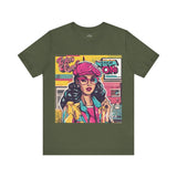 Retro Vibes: Women's Throwback T-Shirts with Bold '80s-'9 - T-Shirt by Printify | Unique designs from ArteoDesign