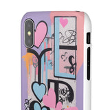 Graffiti Street Art-Inspired Phone Case for Girls