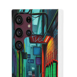 Urban Graffiti Chic: London Skyline Phone Case for Girls - Phone Case by Printify | Unique designs from ArteoDesign