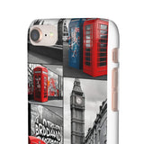 Graffiti Phone Case: London Skyline, Neon Accents, Edgy Styl - Phone Case by Printify | Unique designs from ArteoDesign