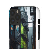 Graffiti-Inspired Phone Case: Urban Chic for Girls - Phone Case by Printify | Unique designs from ArteoDesign