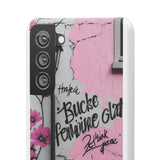 Graffiti Phone Case: Urban Chic with a Feminine Twist - Phone Case by Printify | Unique designs from ArteoDesign