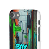 Urban Graffiti Phone Case - Gritty Streetwear for Boys