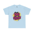 Tag the System T-Shirt – Blue Urban Graffiti Tee UK