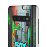 Urban Graffiti Phone Case - Gritty Streetwear for Boys