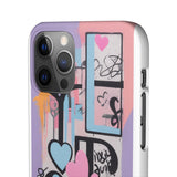 Graffiti Street Art-Inspired Phone Case for Girls