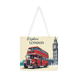 Arteo UK London Red Bus Design Travel Tote Bag