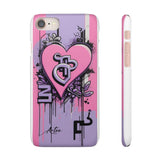 Graffiti Phone Case: Urban Chic for Girls with London Skylin - Phone Case by Printify | Unique designs from ArteoDesign