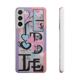 Graffiti Phone Case for Girls: Urban Chic Meets Feminine Sty - Phone Case by Printify | Unique designs from ArteoDesign