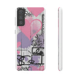 Chic Urban Graffiti Phone Case for Girls - Street Art Design