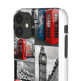 Graffiti Phone Case: London Skyline, Neon Accents, Edgy Styl - Phone Case by Printify | Unique designs from ArteoDesign