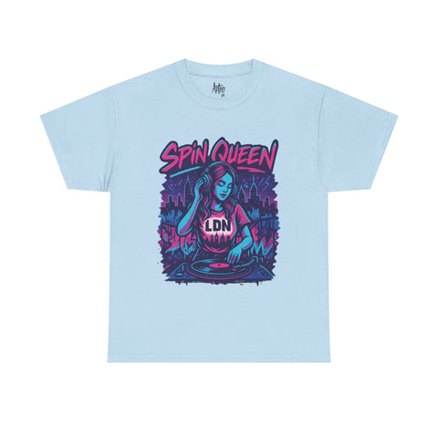 Spin Queen T-Shirt –  DJ Streetwear Tee UK