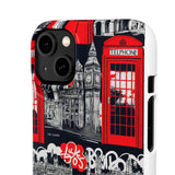 Edgy London Street Art Graffiti Phone Case for Boys