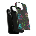 Urban Floral Graffiti Phone Case – Neon Street Art Vibes for iPhone & Samsung
