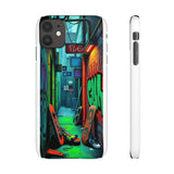 Urban Graffiti Chic: London Skyline Phone Case for Girls - Phone Case by Printify | Unique designs from ArteoDesign