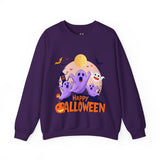 Halloween Ghost Sweatshirt – Cute Spooky "Happy Halloween" Design