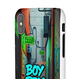 Urban Graffiti Phone Case - Gritty Streetwear for Boys