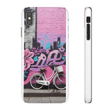 Graffiti Phone Case for Girls: Urban Chic with a Feminine Tw - Phone Case by Printify | Unique designs from ArteoDesign