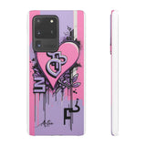 Graffiti Phone Case: Urban Chic for Girls with London Skylin - Phone Case by Printify | Unique designs from ArteoDesign