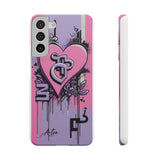 Feminine Graffiti Phone Case for Girls - Bold Street Style