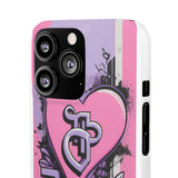 Graffiti Phone Case: Urban Chic for Girls with London Skylin - Phone Case by Printify | Unique designs from ArteoDesign