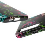 Urban Floral Graffiti Phone Case – Neon Street Art Vibes for iPhone & Samsung