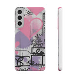 Urban Graffiti Chic Phone Case - Street Art for Girls