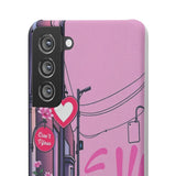 Graffiti Phone Case for Girls: London Skyline Design, Edgy U - Phone Case by Printify | Unique designs from ArteoDesign